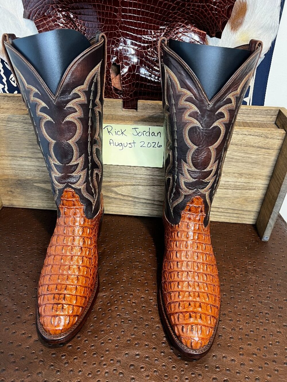 Nocona Nile Hornback Cowboy Boots in Men's 10D/10.5D *READ*